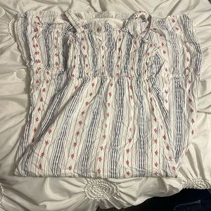 Japna long flowy white dress